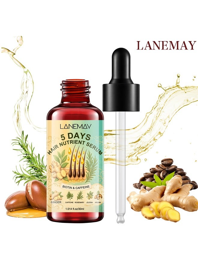 LANEMAY Ginger Hair Care Essence Liquid - Nourishes hair roots and strengthens hair strands. Hair Care Oil 30ml - Image 1
